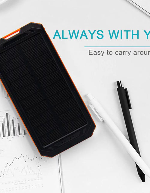 Load image into Gallery viewer, Waterproof 600000Mah Dual USB Portable Solar Battery Charger Solar Power Bank for Iphone, Mobile Cell Phone
