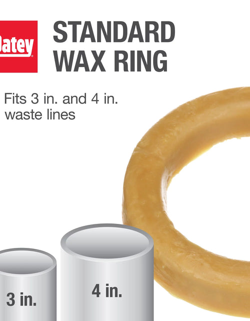 Load image into Gallery viewer, Leak-Proof Petroleum Toilet Wax Bowl Ring with Polyethylene Sleeve and Bolts
