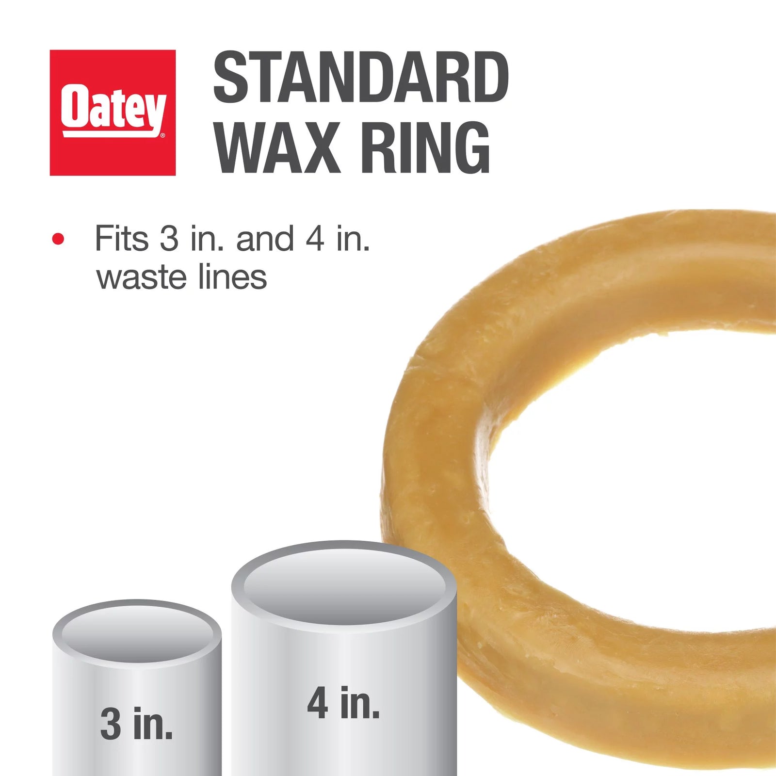 Leak-Proof Petroleum Toilet Wax Bowl Ring with Polyethylene Sleeve and Bolts