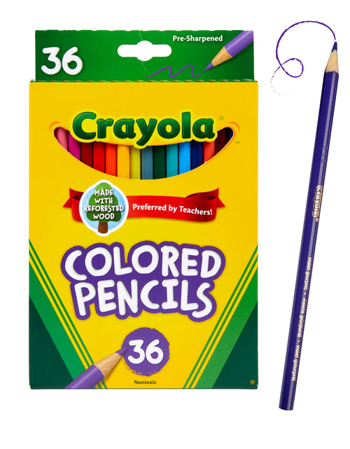 Load image into Gallery viewer, Colored Pencil Set, 36 Ct, Back to School Supplies, Teacher Supplies, Beginner Child
