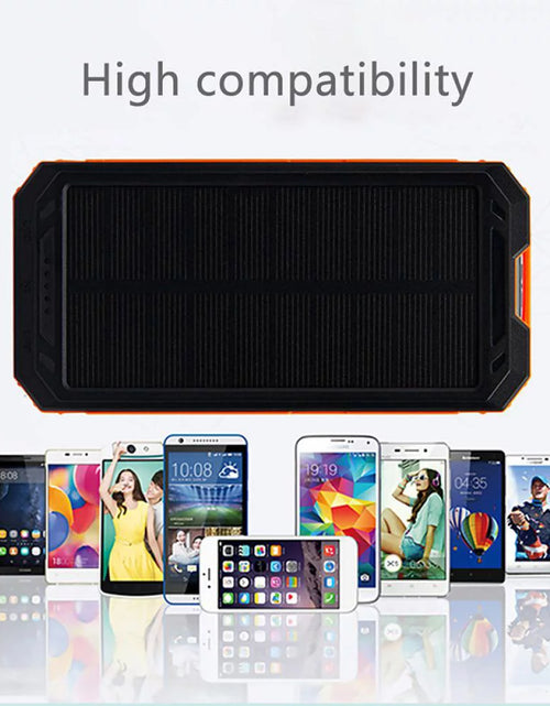 Load image into Gallery viewer, Waterproof 600000Mah Dual USB Portable Solar Battery Charger Solar Power Bank for Iphone, Mobile Cell Phone
