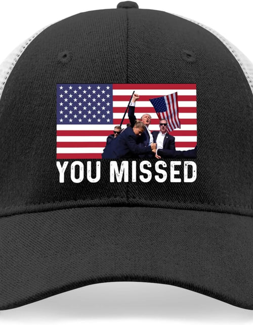 Load image into Gallery viewer, Tru-Mp Hat You Missed Hat Funny Trucker Hats Women Funny Dad Hats Funny Gifts
