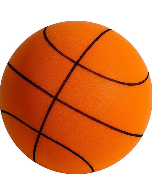 Load image into Gallery viewer, Silent Basketball - Silent Basketball Dribbling Indoor No Noise - Standard Hush Handle Foam Basketball - Orange/7 Inch
