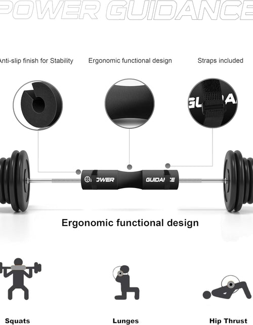 Load image into Gallery viewer, Barbell Squat Pad - Neck &amp; Shoulder Protective Pad - Great for Squats, Lunges, Hip Thrusts, Weight Lifting &amp; More
