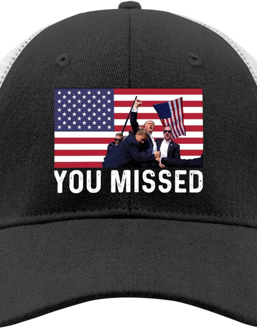 Load image into Gallery viewer, Tru-Mp Hat You Missed Hat Funny Trucker Hats Women Funny Dad Hats Funny Gifts
