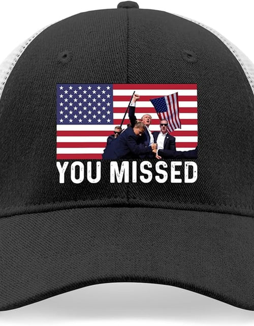 Load image into Gallery viewer, Tru-Mp Hat You Missed Hat Funny Trucker Hats Women Funny Dad Hats Funny Gifts
