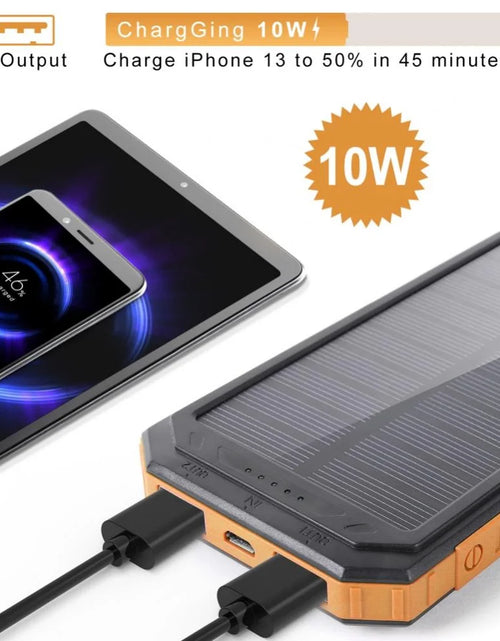 Load image into Gallery viewer, Waterproof 600000Mah Dual USB Portable Solar Battery Charger Solar Power Bank for Iphone, Mobile Cell Phone
