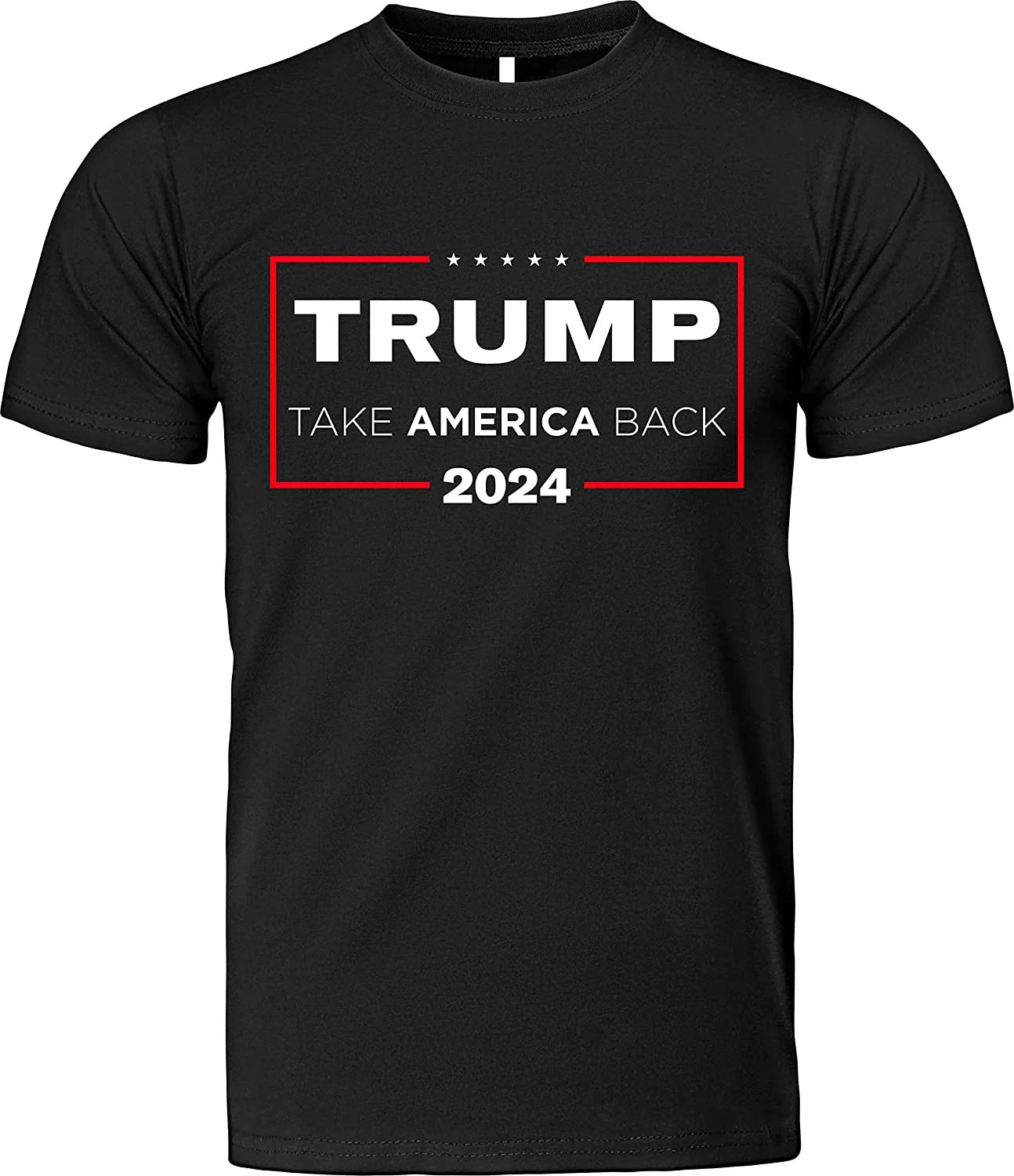 Gunshowtees Take America Back Trump 2024 Shirt Casual Graphics Tops Summer Gift Tee Black 3X-Large