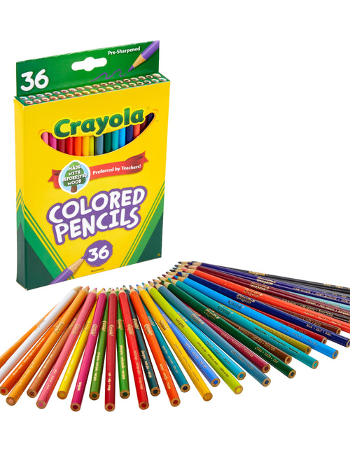 Load image into Gallery viewer, Colored Pencil Set, 36 Ct, Back to School Supplies, Teacher Supplies, Beginner Child
